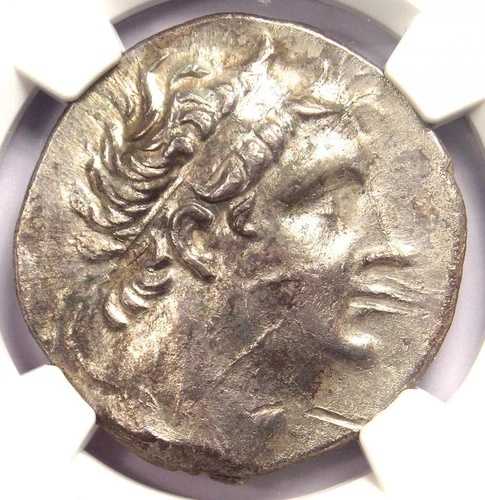 古代ビテュニアのニコメデス3世ARテトラドラクマ貨幣（紀元前127-94年） - NGC AU認定