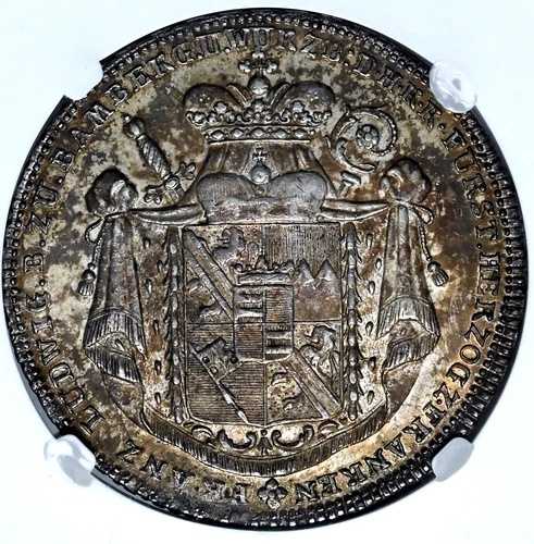 バンベルク ターラー 1795 NGC AU55 フランツ ルートヴィヒ