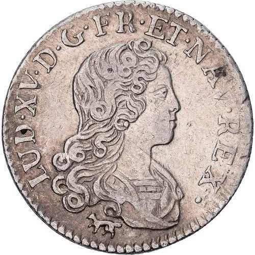 [#138569] フランス、ルイ15世、20ソル、1720、パリ、シルバー、AU (50-53)、ガドゥリー: 296-