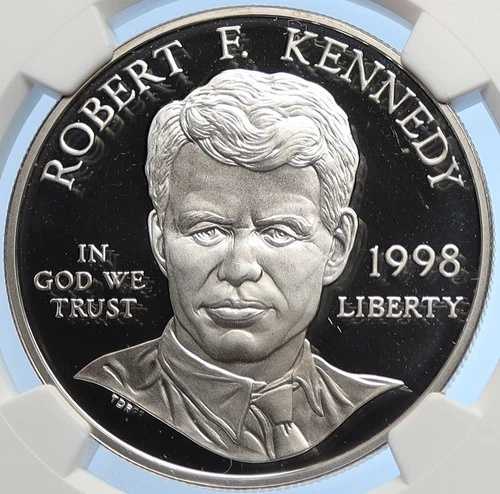 1998年 アメリカ判事 ロバート・F・ケネディ プルーフ銀貨 i106251|WORLD RESOURCE【QUEEN店】