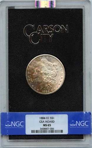 1882-CC モルガン・ダラー GSA ホード S$1 NGC MS65 トーン｜WORLD RESOURCE【QUEEN店】