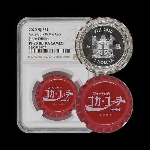 フィジー。 2020、ドル、シルバー - NGC PF70 - トップポップ ?? コカ・コーラ、日本 コカ・コーラ レア｜WORLD RESOURCE【QUEEN店】