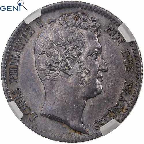 [#1046712] フランス、ルイ フィリップ 1 世、1 フラン、1831 年、パリ、シルバー、GENI、AU58、G｜WORLD RESOURCE【QUEEN店】