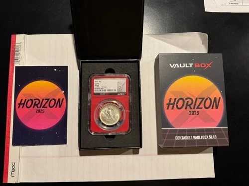VaultBox Vault Box レッドコア ホライゾン スラブ ヒット レア 1938年 50セント NGC 138,050円