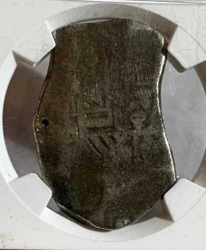 1820年 オランダ領インド諸島 1RB マドゥラ カウンタースタンプ メキシコ 8R NGC 良好
