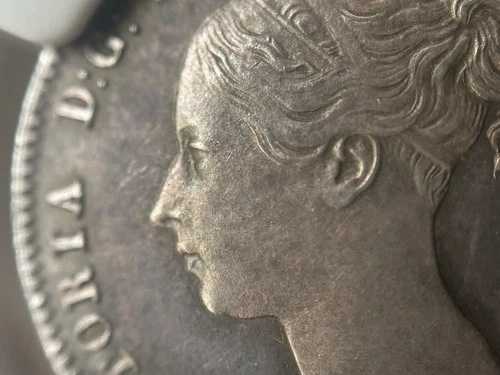 1839年 ブリタニア プルーフ グロート ヴィクトリア 4ペンス 銀貨 英国