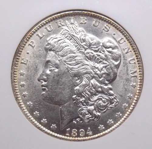 1894年「O」モルガン銀貨$ NGC AU58 #019 未流通ECC&C, Inc.について