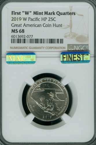 2019 W WAR IN PACIFIC PARK QUARTER NGC MS68 MAC FINEST MAC SPOTLESS 。