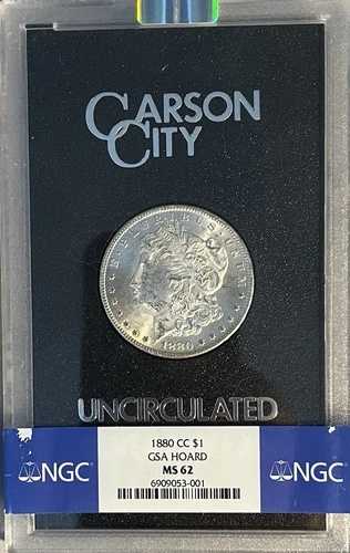 1880-CC GSA NGC MS62 PQ モルガン銀貨｜WORLD RESOURCE【QUEEN店】