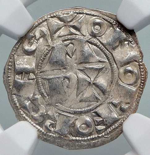 1100-1300 フランス ベアルン封建時代 センチュル名義 銀デニール貨幣 NGC i90714｜WORLD RESOURCE【QUEEN店】
