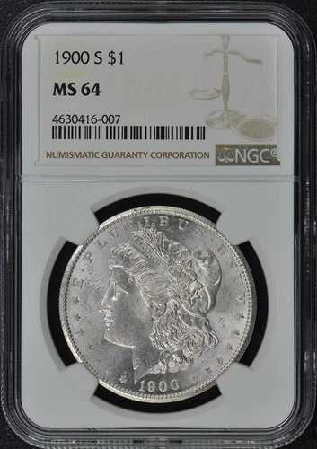 1900-S モルガン・ダラー S$1 NGC MS64｜WORLD RESOURCE【QUEEN店】