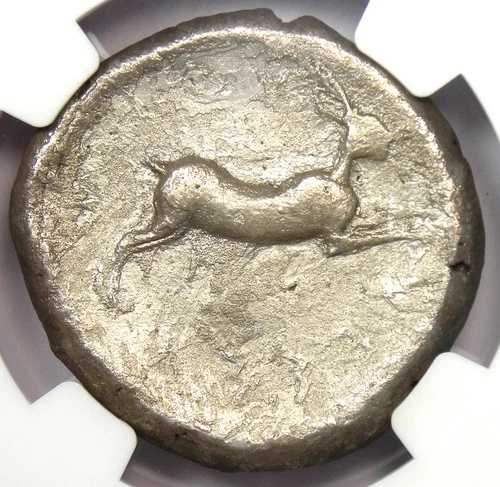 シチリア島メッサナARテトラドラクマ銀貨紀元前460-439年 - NGC Choice VF認定｜WORLD RESOURCE【QUEEN店】
