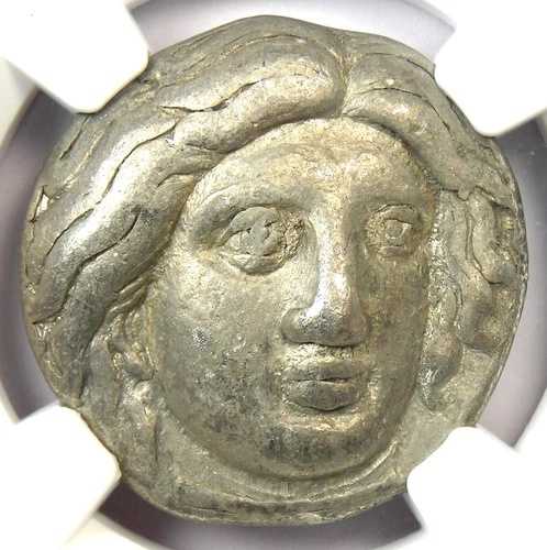 カリア・ローズ AR テトラドラクマ ヘリオス コイン 紀元前316-305年 - NGC Choice VF認定｜WORLD RESOURCE【QUEEN店】