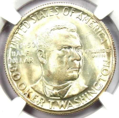 1950-S BTW ブッカー・T・ワシントン ハーフダラー 50セント - NGC MS67+ プラス - 価値 3,700ドル｜WORLD RESOURCE【QUEEN店】