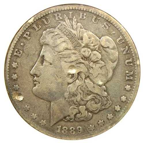 1889-CC モーガン銀貨 1ドル カーソンシティコイン - ANACS VF認定詳細｜WORLD RESOURCE【QUEEN店】