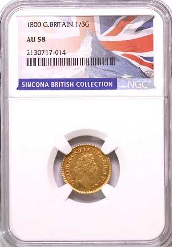 1800年 サードギニア NGC AU58