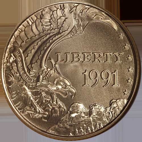 1991-W ラシュモア山記念金貨 $5 NGC MS70 - 在庫あり｜WORLD RESOURCE【QUEEN店】
