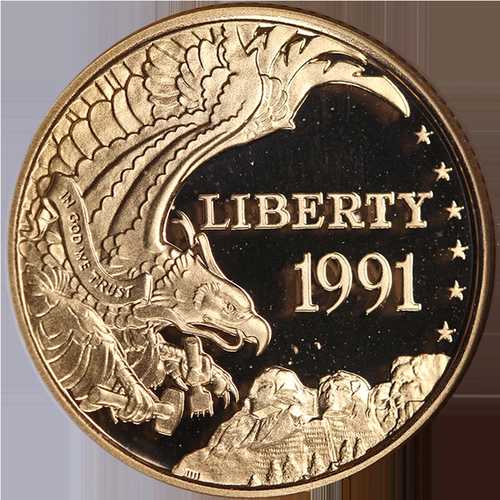 1991-W ラシュモア山記念金貨 $5 NGC PF70 ウルトラカメオ - 在庫あり|WORLD RESOURCE【QUEEN店】