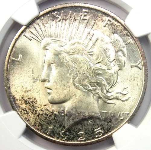 1925-S ピース シルバー ダラー $1 - NGC MS64+ プラス グレード認定 - $1,600 相当!｜WORLD RESOURCE【QUEEN店】