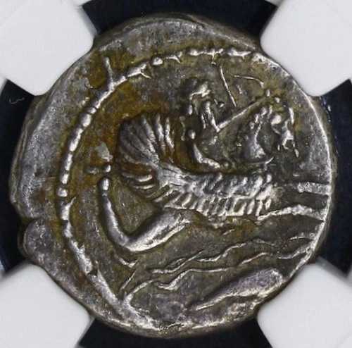フェニキア・ティルス（アゼミルコス）紀元前349-311/0年頃。AR DIDRACHM（8.76g）NGC XF 4/5-3/5
