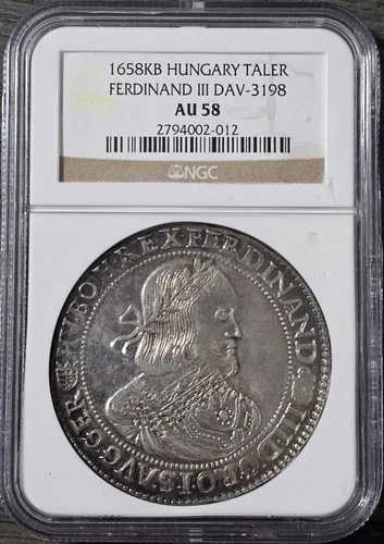 1658年ハンガリーターラーNGC AU 58｜WORLD RESOURCE【QUEEN店】