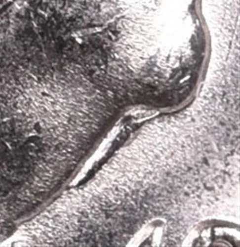 1959年フランクリン銀貨ハーフドル - NGC MS64 FBL「甲状腺腫」