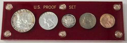 1953年米国製プルーフセット（大文字タイプホルダー入り）944867-8
