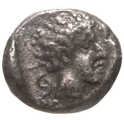 ギリシャ、古典 - カリア、カソラバ (紀元前 450 ～ 400 年頃) シルバー ヘミオボル、NGC VF RAM