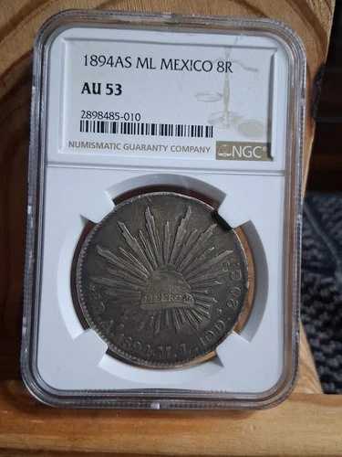 1894 AS ML メキシコ 8R NGC AU 53
