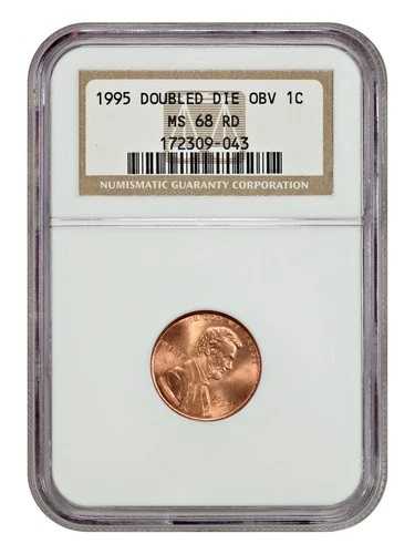 1995 1C NGC MS68RD（ダブルダイ表面） - リンカーンセント（現代） - 人気DDO