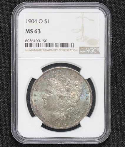 1904-O モルガン・ダラー NGC MS-63 トーン 2QKZ 64,735円