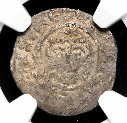 イングランド。リチャード1世「獅子心王」、1189-1199年。銀貨1セント、S-1348A、NGC Fine