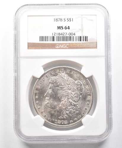 1878-S モルガン銀貨 MS64 NGC *4288