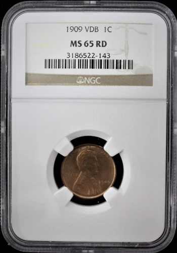 1909 VDB 1C リンカーン ウィート セント - NGC MS 65 RD 65,945円