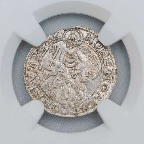 ドイツ トリーア 1660 4 フェニヒ NGC MS63+ カール・カスパー・フォン・デア・ライエン、よくストライク！