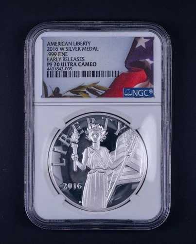 2016-S アメリカン リバティ シルバーメダル NGC PF70 ウルトラカメオ アーリーリリース SDB009｜WORLD RESOURCE【QUEEN店】