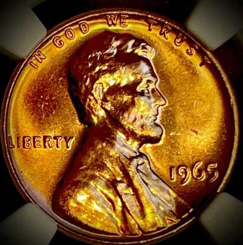 1965 SMS 1C NGC MS65RD Ms66,ms66 リンカーン記念セント スペシャルミントセット NGC 3coi