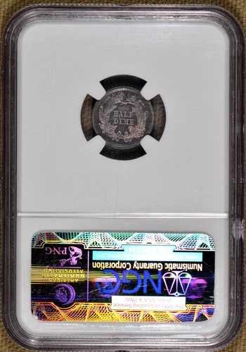1867年 5セント 自由の女神像 ハーフダイム NGC PF65 CAM