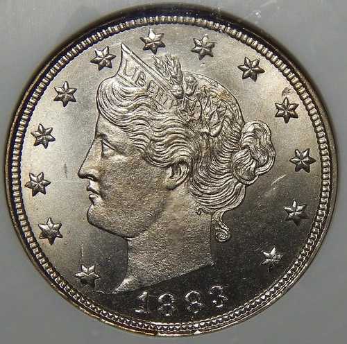 1883年 セントなし NGC MS67 リバティニッケル