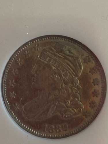 1832年 10セント硬貨 キャップドバスト MS63 NGC