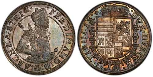 オーストリア。フェルディナント（1564-95）ターラー PCGS MS62 ホール Dav.-8094 バリアント（BVRGVN付き）｜WORLD RESOURCE【QUEEN店】
