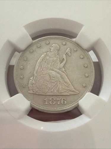 1876年 20セント 着席自由の女神 Pf 61 NGCホルダー 非常に希少 発行枚数わずか1260枚。