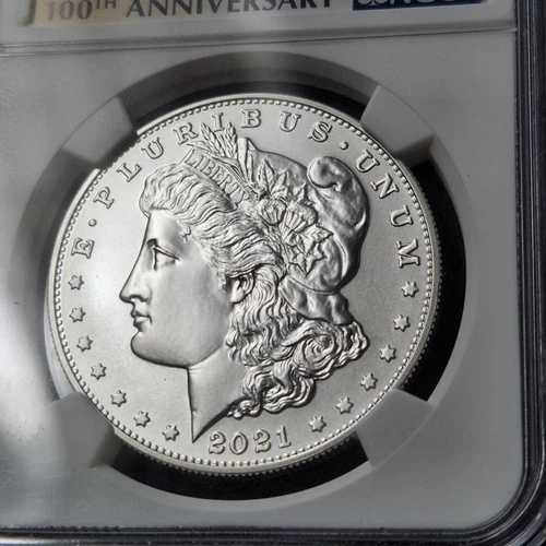 2021-D 1ドル モルガン銀貨 MS 70 NGC FDOI 条件付き希少品 #739