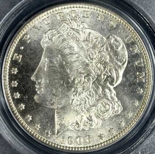 1900-S 1ドル モルガン・ダラー PCGS MS64 CAC -- 驚くほど華やかな明るい白色の宝石 OGH