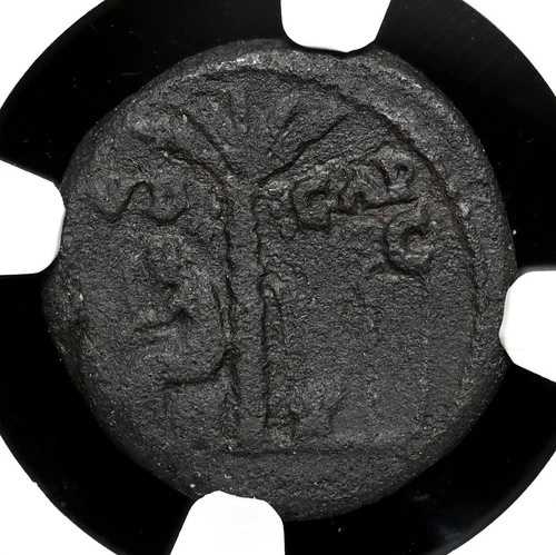 ローマ帝国。タイタス、西暦 79 ～ 81 年。 ? Semis、IVD CAP、Judaea Capta、NGC Choice Fine 903,100円