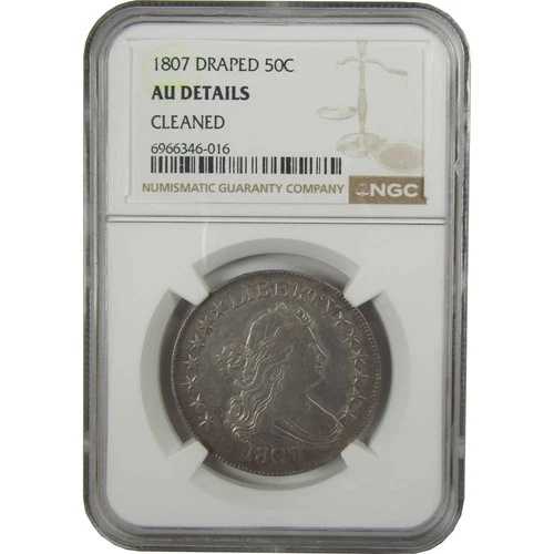 1807年 ドレープバスト ハーフドル AU 詳細 NGC シルバー SKU:CPC0866 903,100円