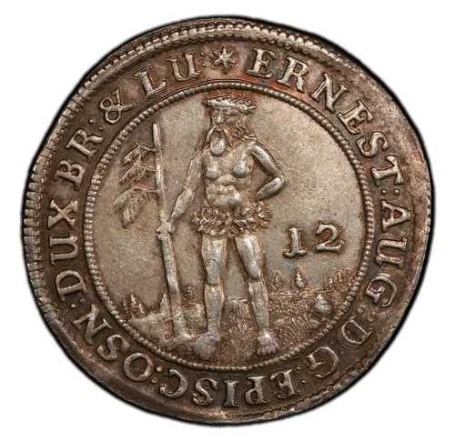 ブランズウィック - 1688 エルンスト アウグスト - 1/3 ターラー - PCGS MS61 - 最高でユニーク @ PCGS!