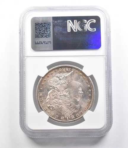 1880-S モルガン銀貨 MS65* STAR NGC 美しいトーン *2585 903,100円