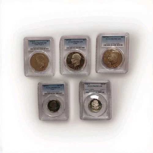 1ドル PCGS PR69DCAM 5枚セット