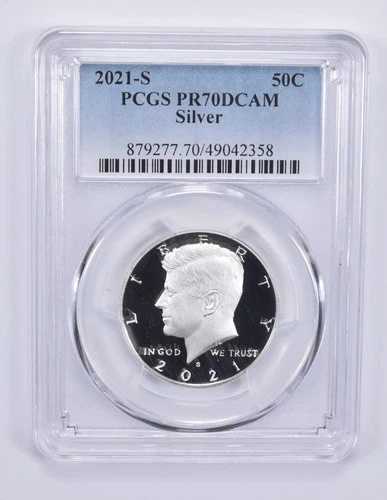 2021-S ケネディ ハーフダラー シルバー PR70 DCAM PCGS ブルーラベル